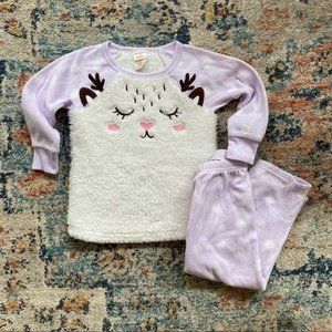 Cat and Jack Reindeer Fleece pajamas